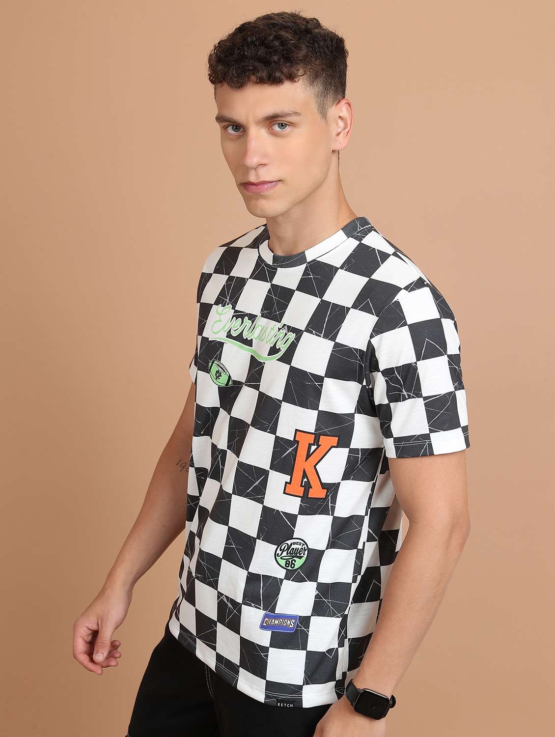 men all over print short sleeves t-shirt - 21487833 -  Standard Image - 1