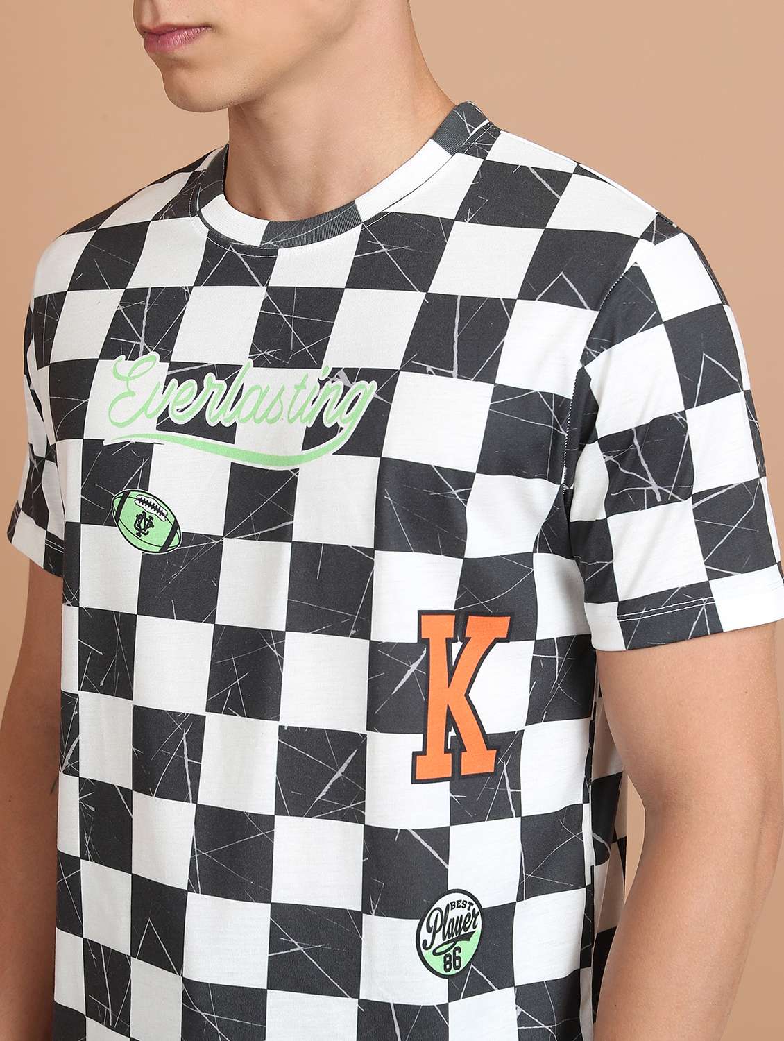 men all over print short sleeves t-shirt - 21487833 -  Standard Image - 4