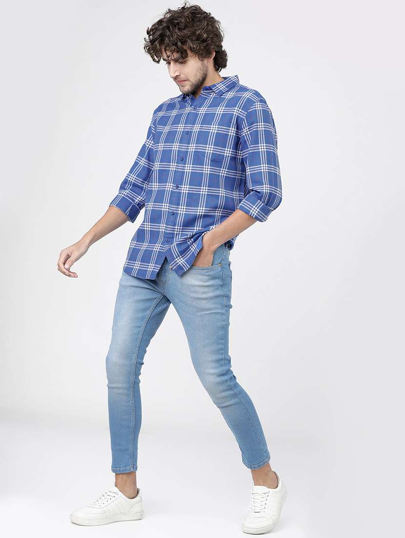 men checkered casual wear shirt - 21487851 -  Standard Image - 4