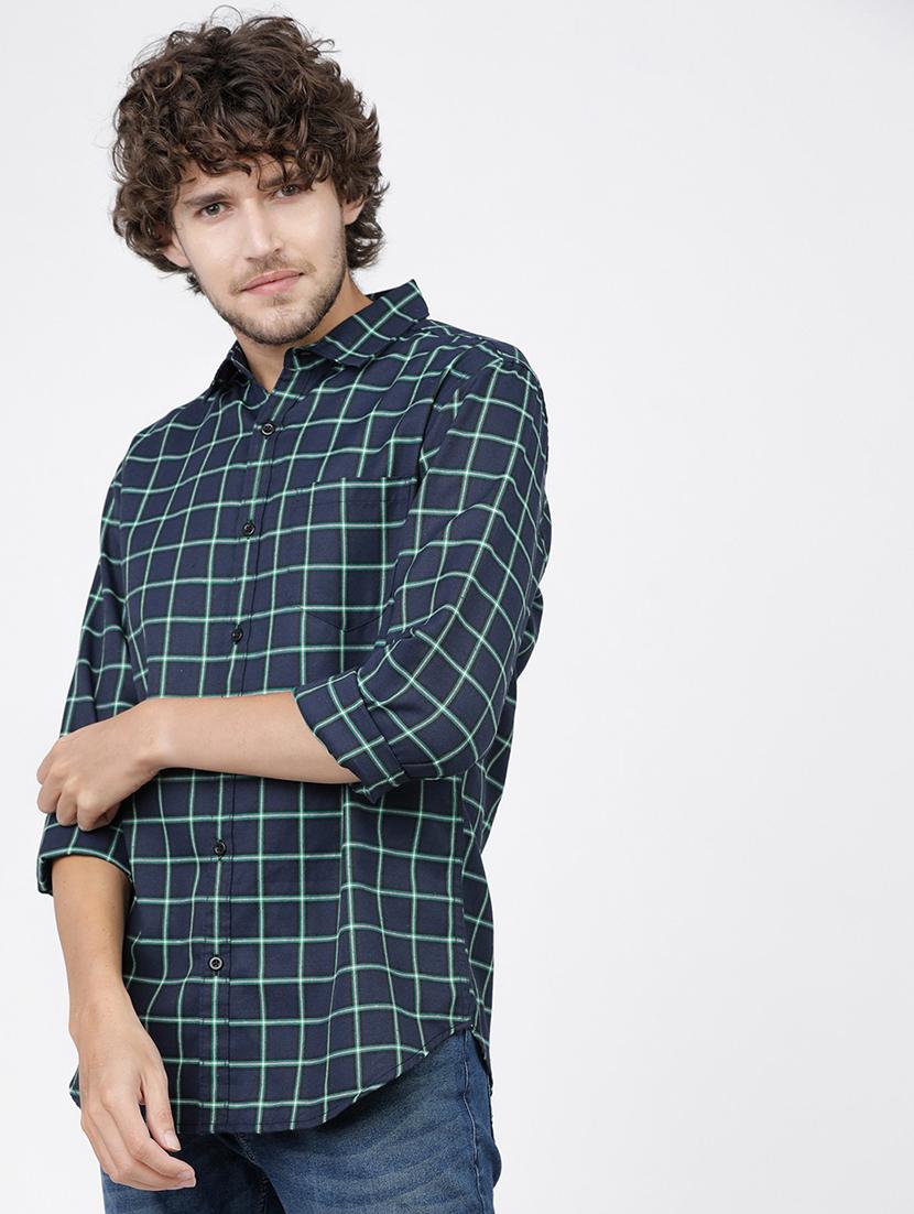 men checkered casual wear shirt - 21487876 - Standard Image - 1