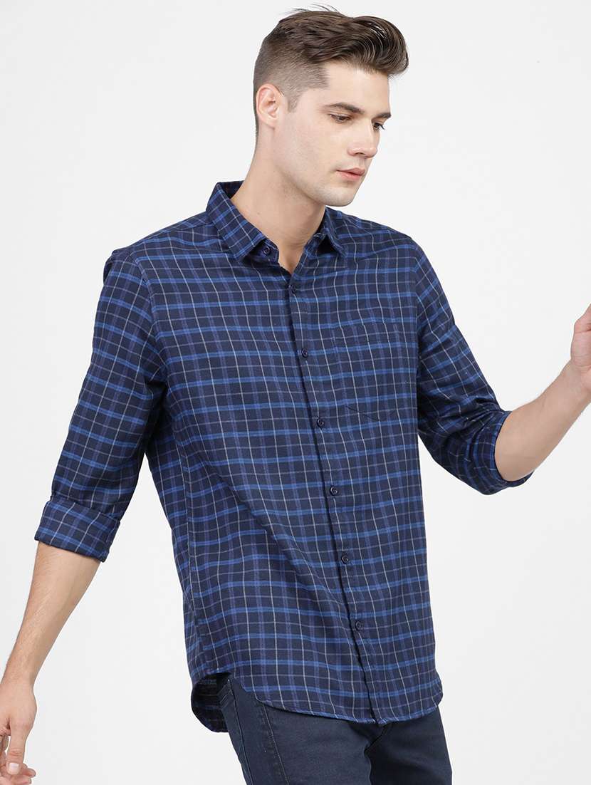 men checkered casual wear shirt - 21487898 -  Standard Image - 1