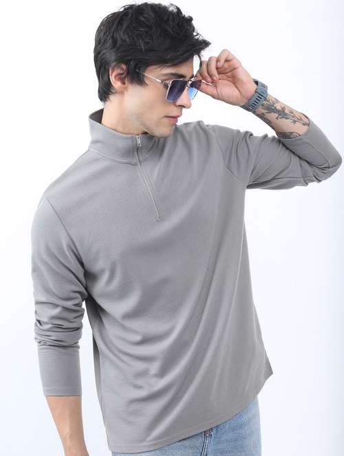 men long sleeved solid t-shirt - 21488008 -  Standard Image - 0