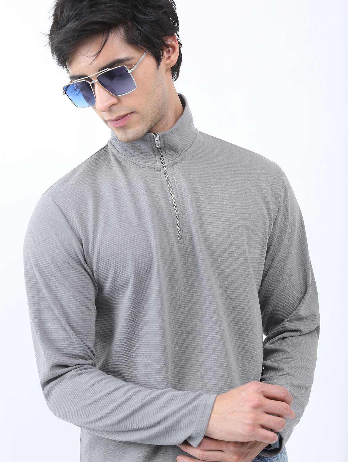 men long sleeved solid t-shirt - 21488008 -  Standard Image - 1