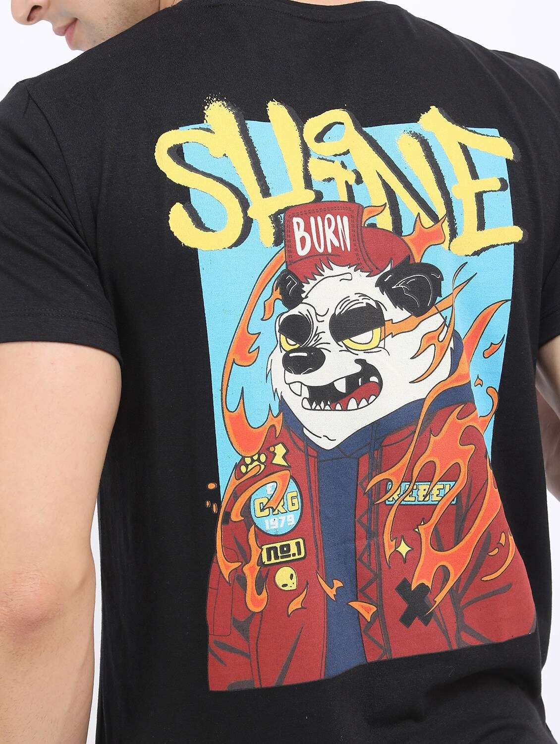 men short sleeved back printed t-shirt - 21488022 -  Standard Image - 4