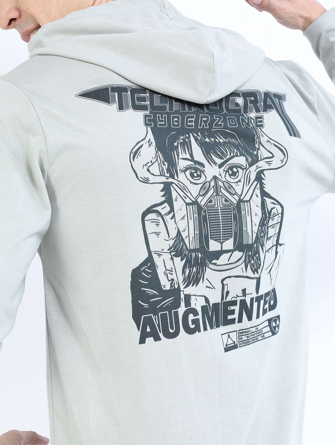 men long sleeved back printed t-shirt - 21488041 -  Standard Image - 4