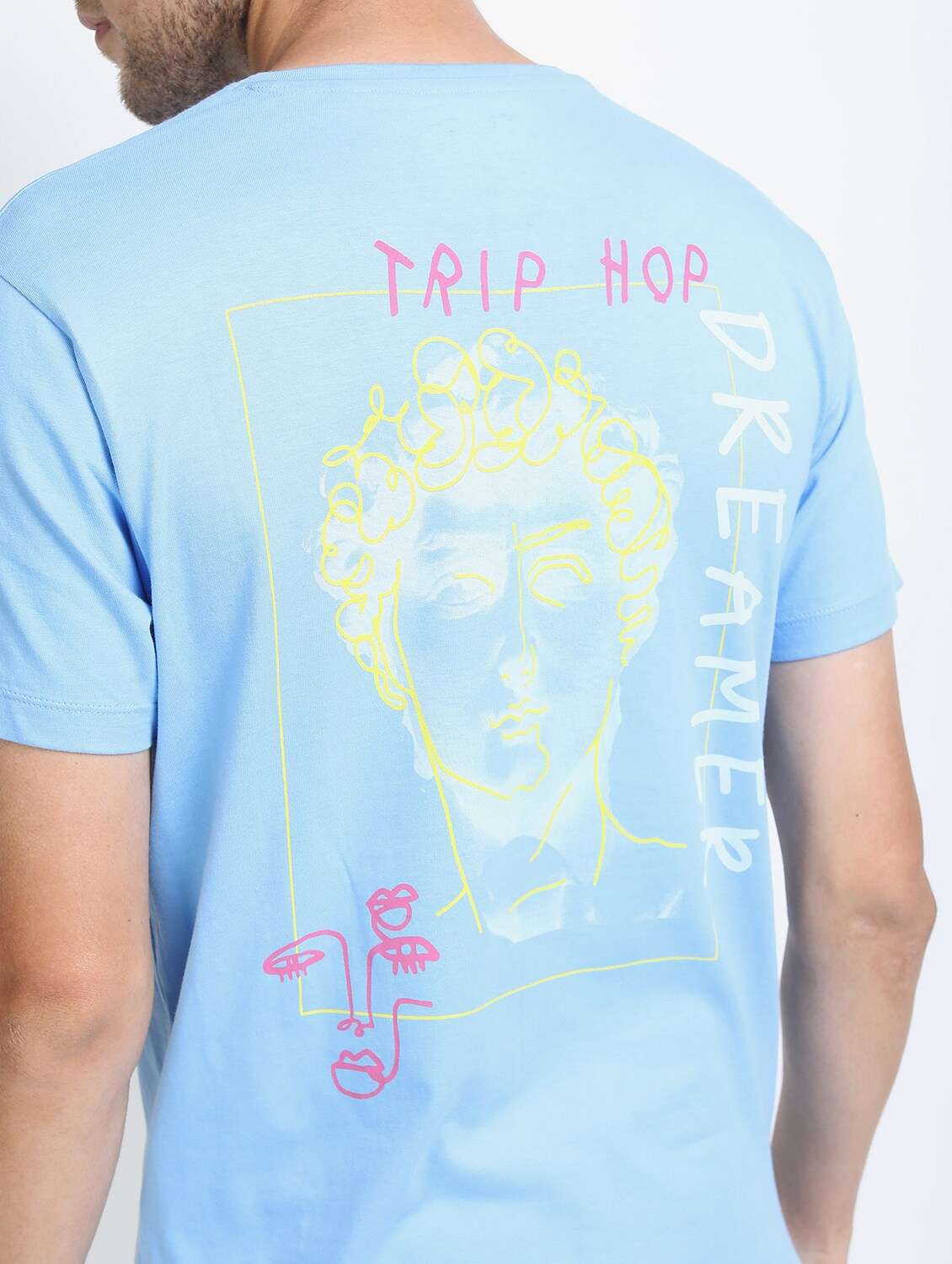 men short sleeved back print t-shirt - 21488049 -  Standard Image - 4