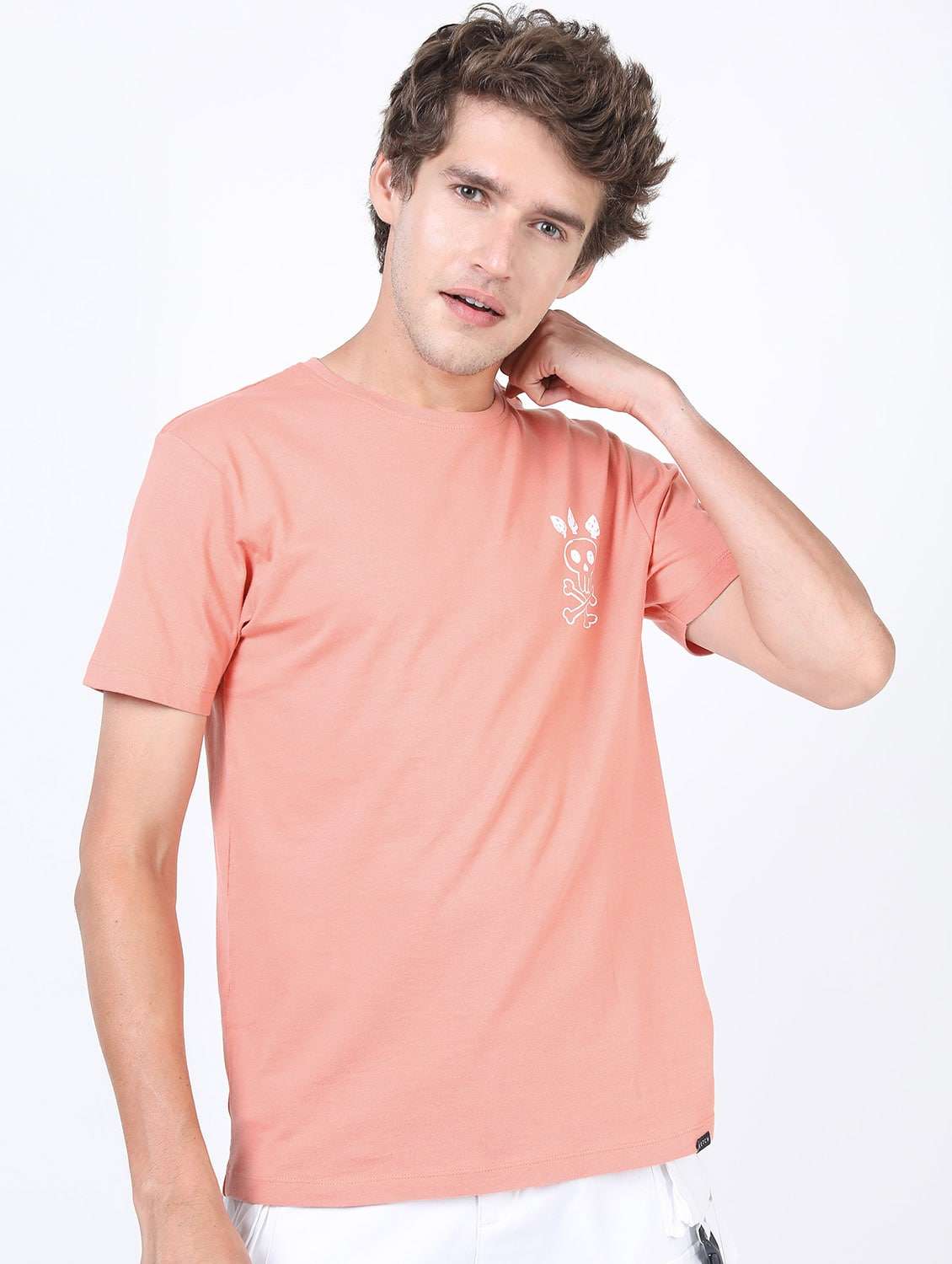 men back print short sleeve regular fit t-shirt - 21488051 -  Standard Image - 1