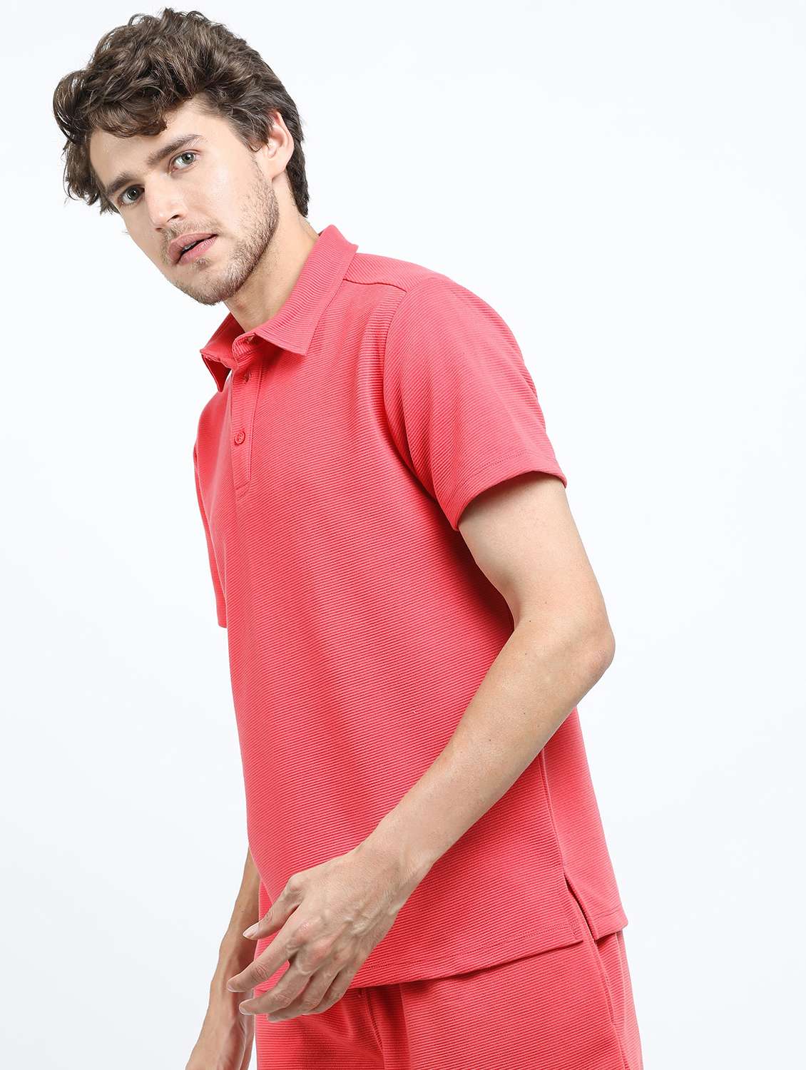men solid short sleeve regular fit polo t-shirt - 21488093 -  Standard Image - 1