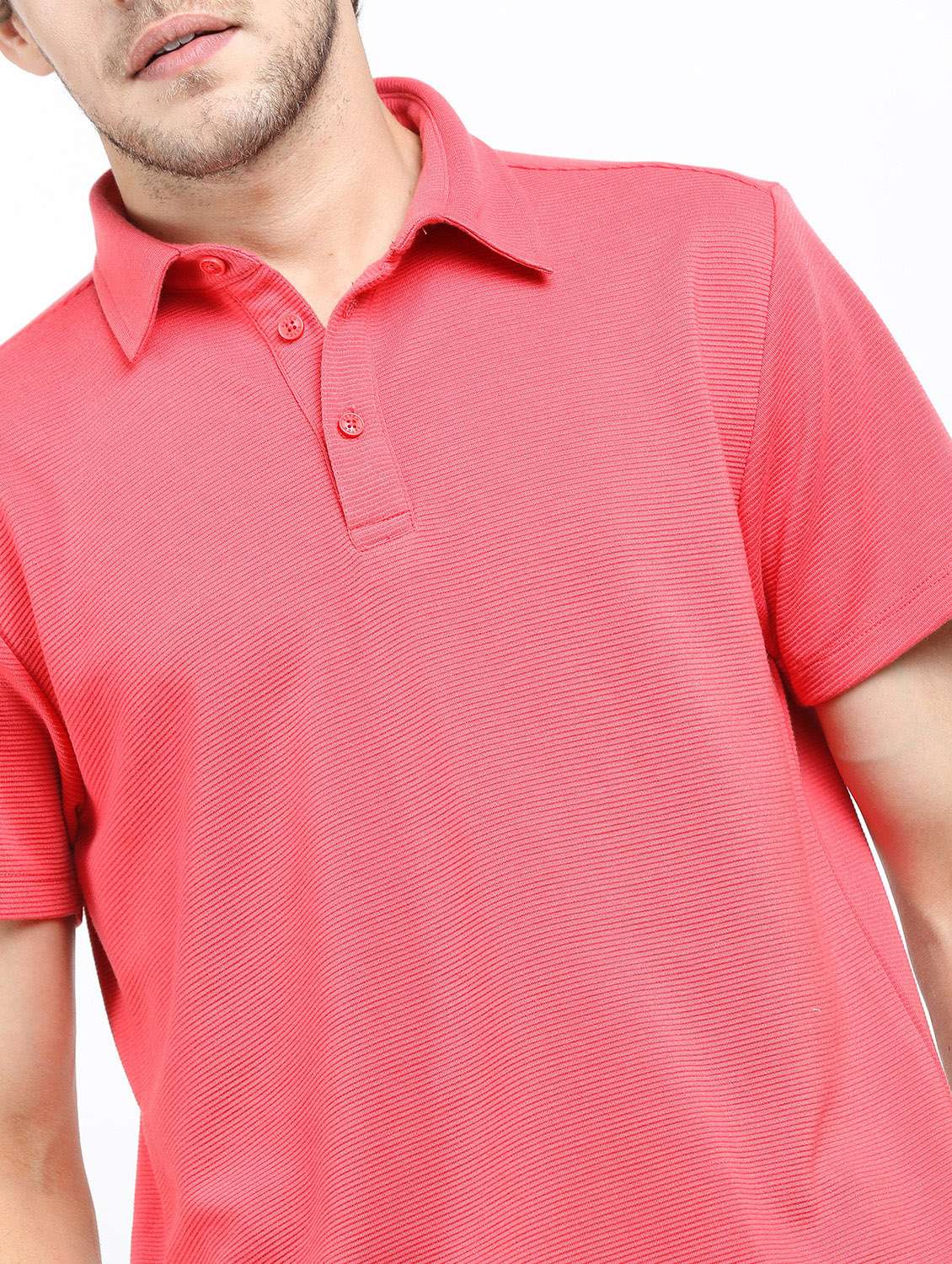 men solid short sleeve regular fit polo t-shirt - 21488093 -  Standard Image - 4