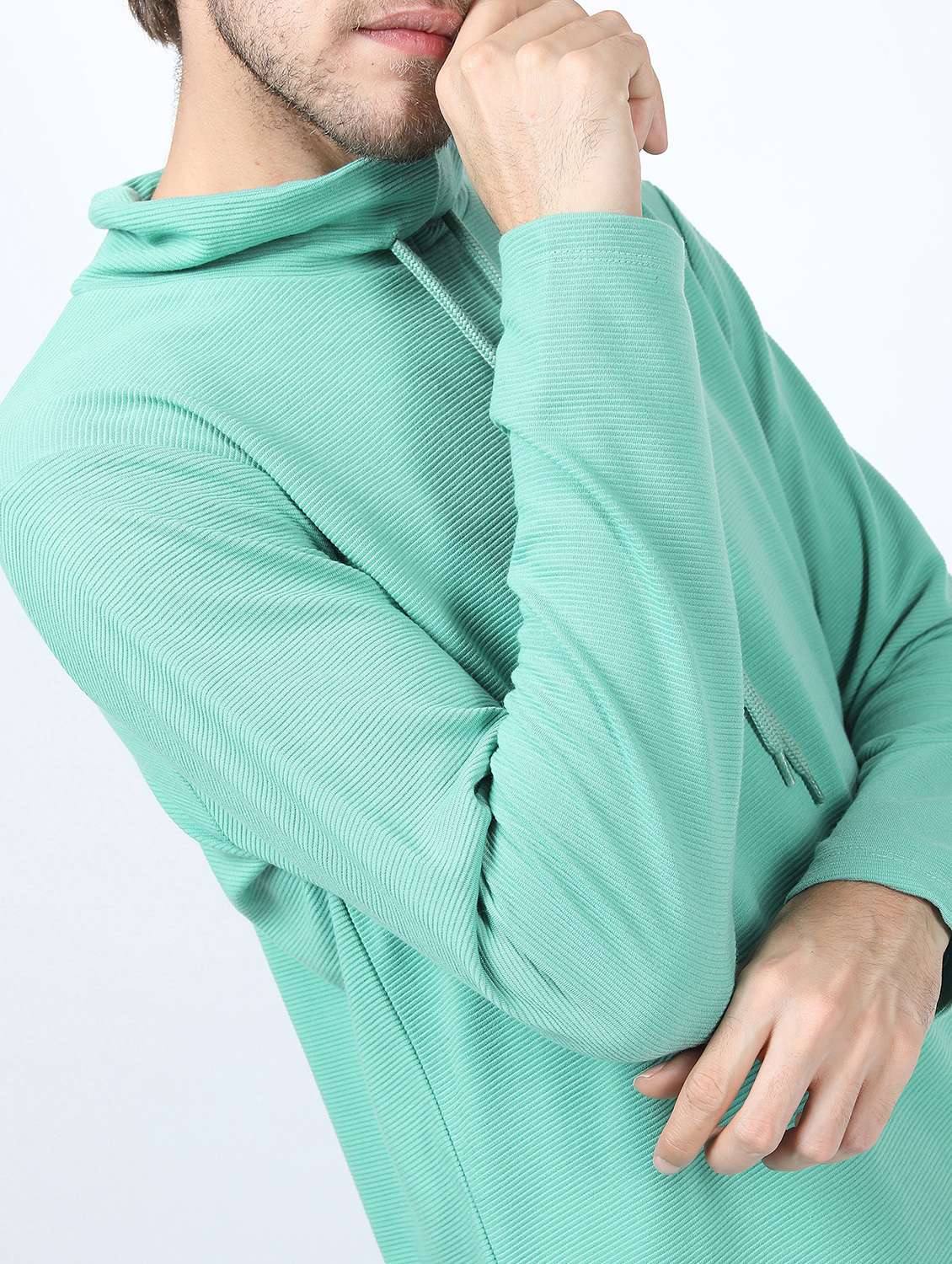 men solid long sleeve regular fit t-shirt - 21488113 -  Standard Image - 4