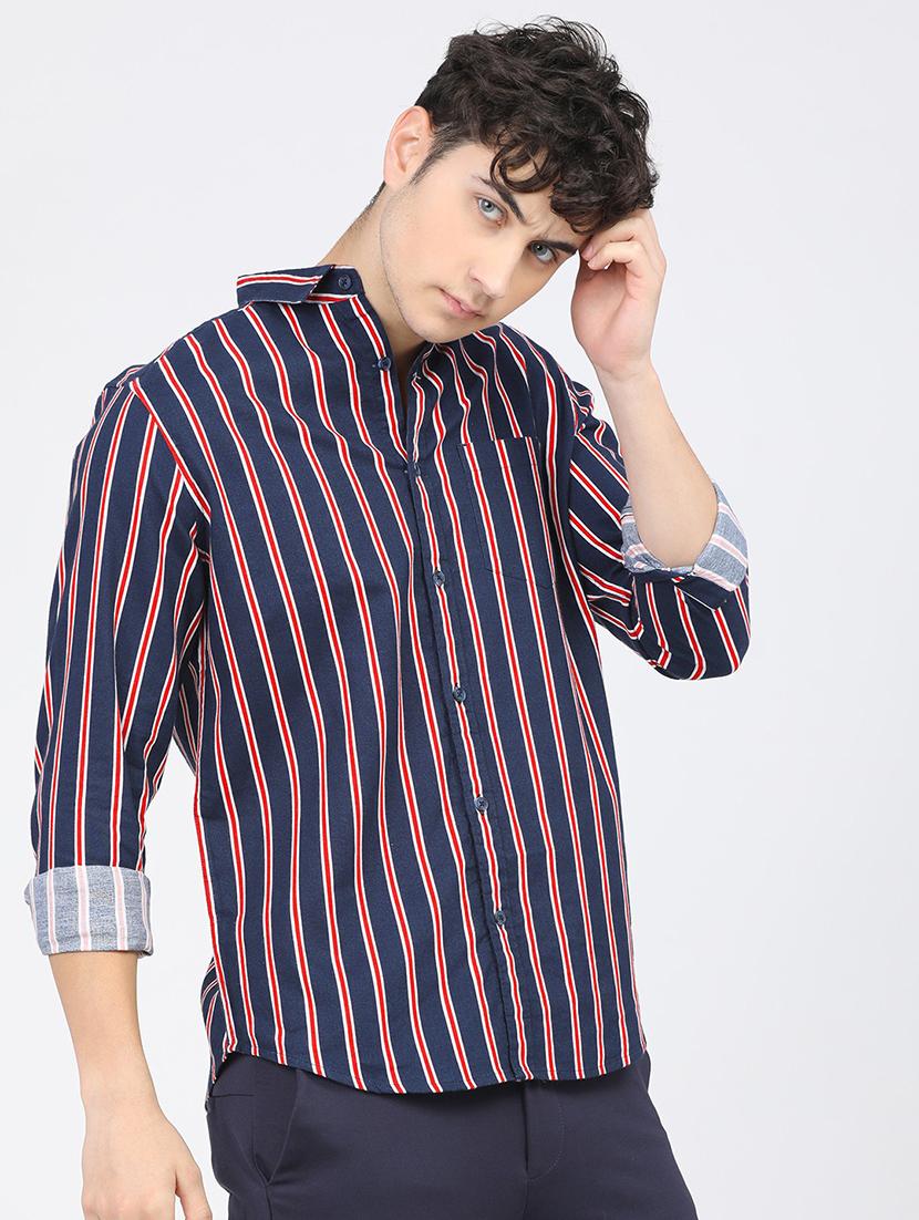 men striped casual shirt - 21488504 -  Standard Image - 1