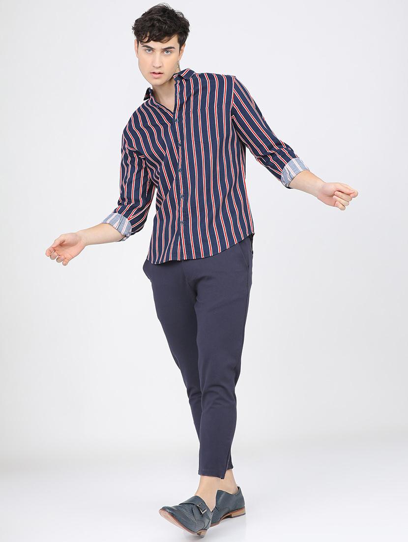men striped casual shirt - 21488504 - Standard Image - 4