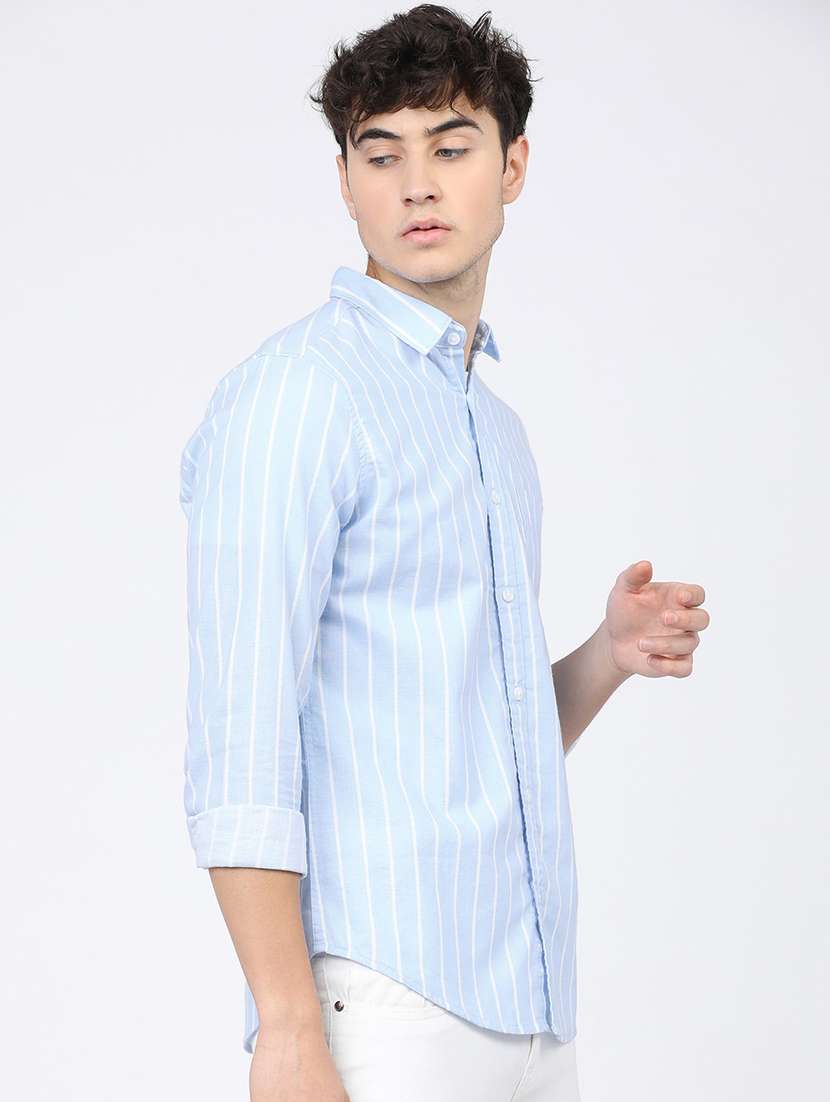 men striped casual shirt - 21488506 -  Standard Image - 1