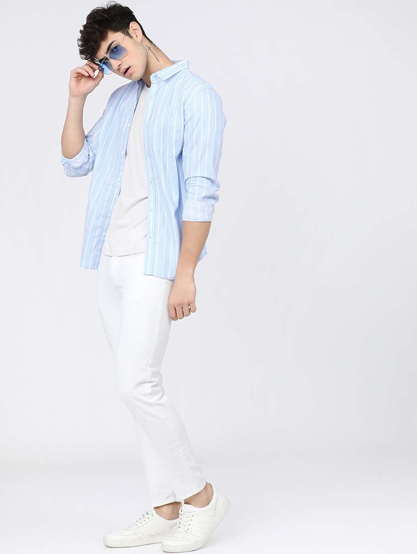 men striped casual shirt - 21488506 -  Standard Image - 4
