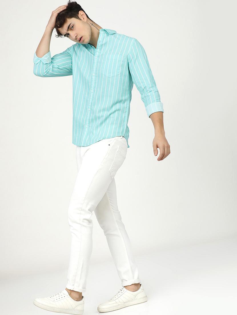 men striped casual shirt - 21488509 - Standard Image - 4