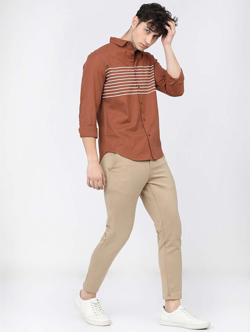 men striped casual shirt - 21488515 -  Standard Image - 4