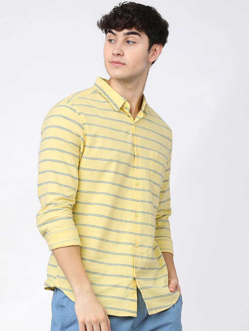 men striped casual shirt - 21488522 -  Standard Image - 1
