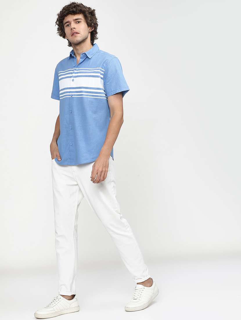 men striped casual shirt - 21488531 -  Standard Image - 4
