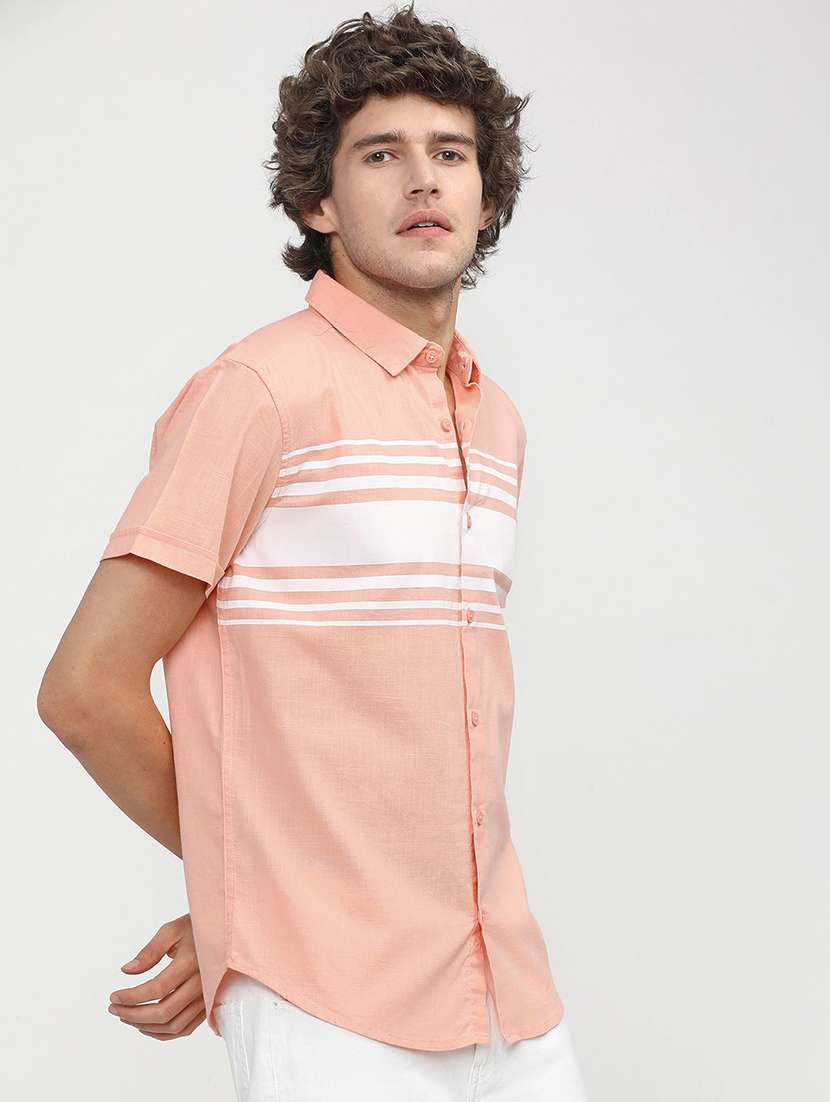 men striped casual shirt - 21488532 -  Standard Image - 1