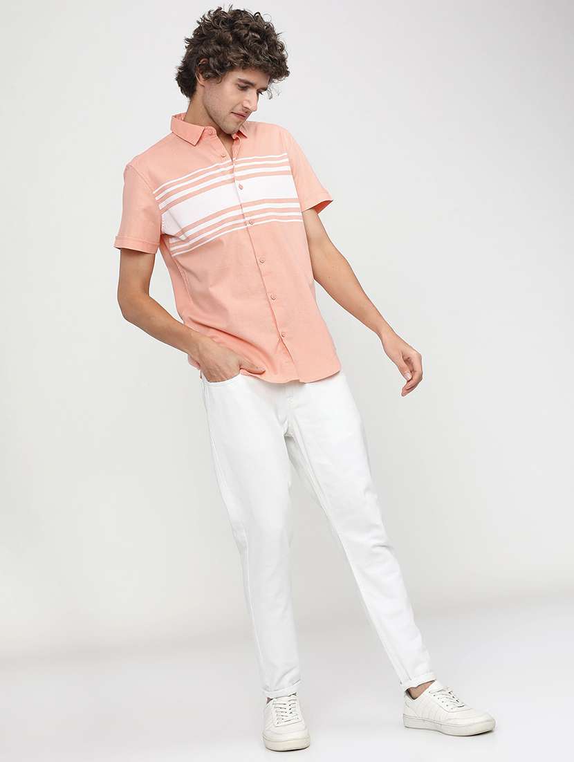 men striped casual shirt - 21488532 -  Standard Image - 4