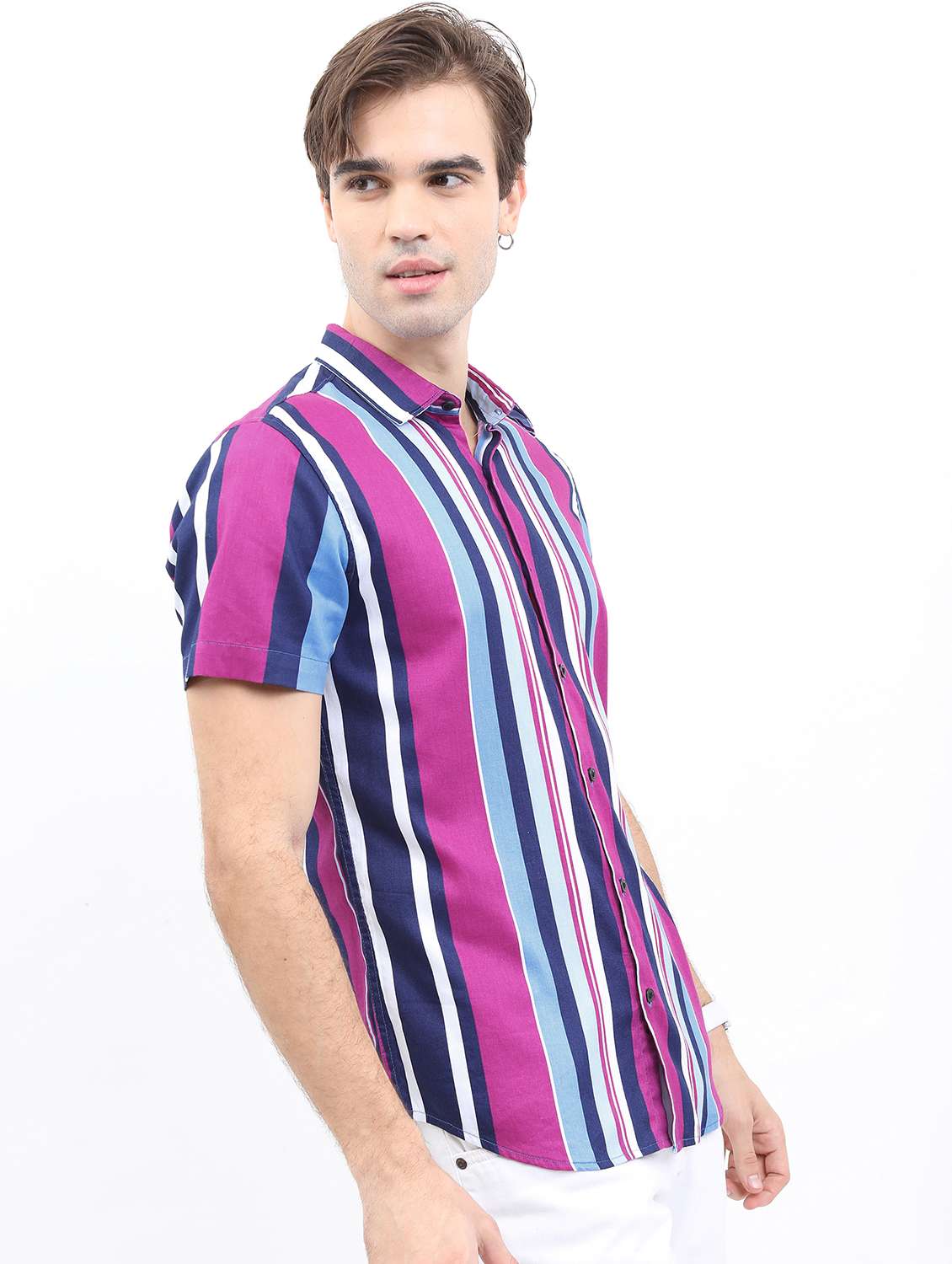men striped casual shirt - 21488561 -  Standard Image - 1