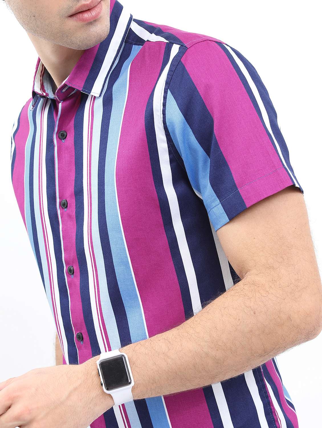 men striped casual shirt - 21488561 -  Standard Image - 4