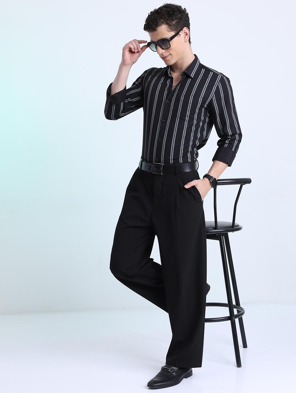 men striped casual shirt - 21488606 - Standard Image - 4