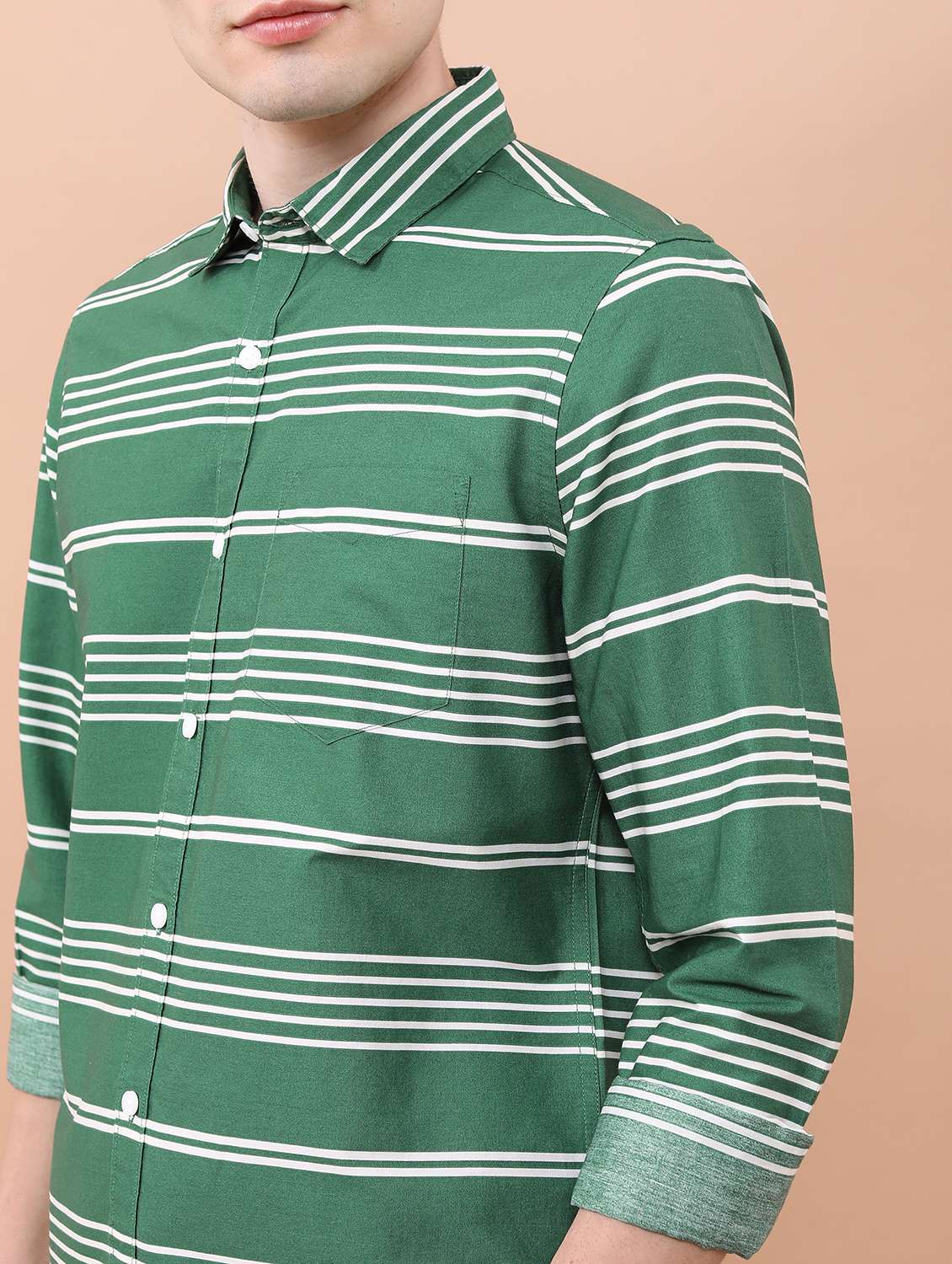 men striped casual shirt - 21488625 -  Standard Image - 4