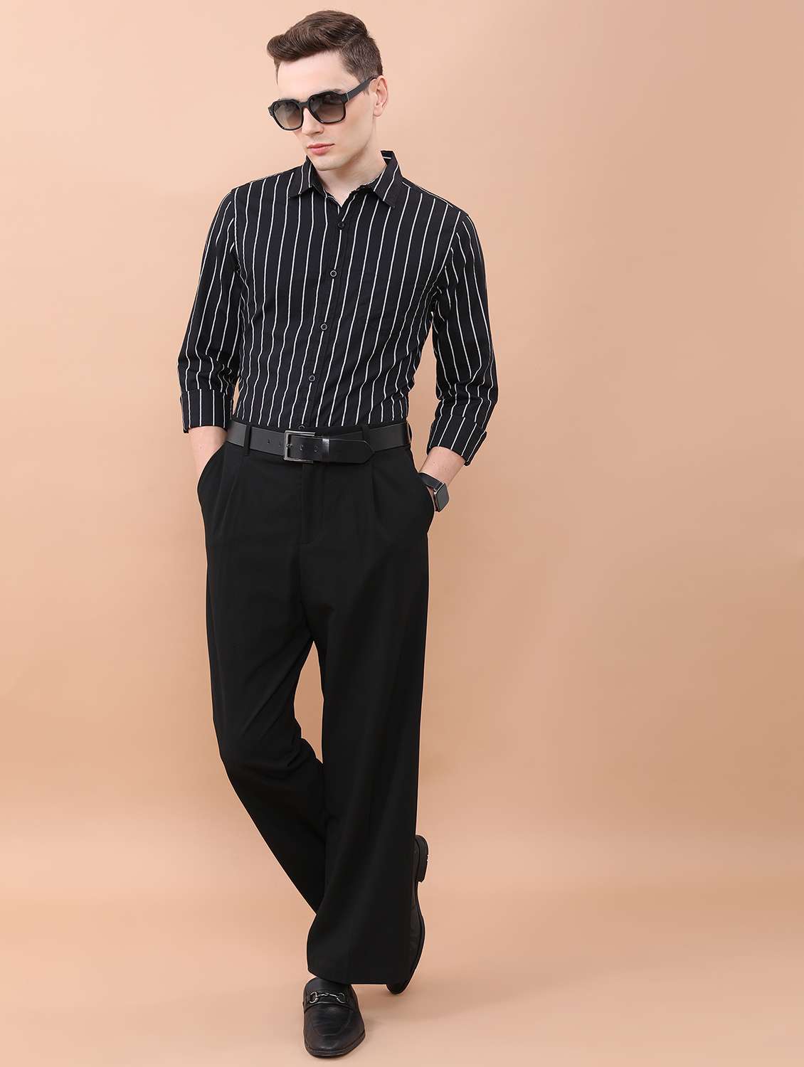 men striped casual shirt - 21488627 -  Standard Image - 4