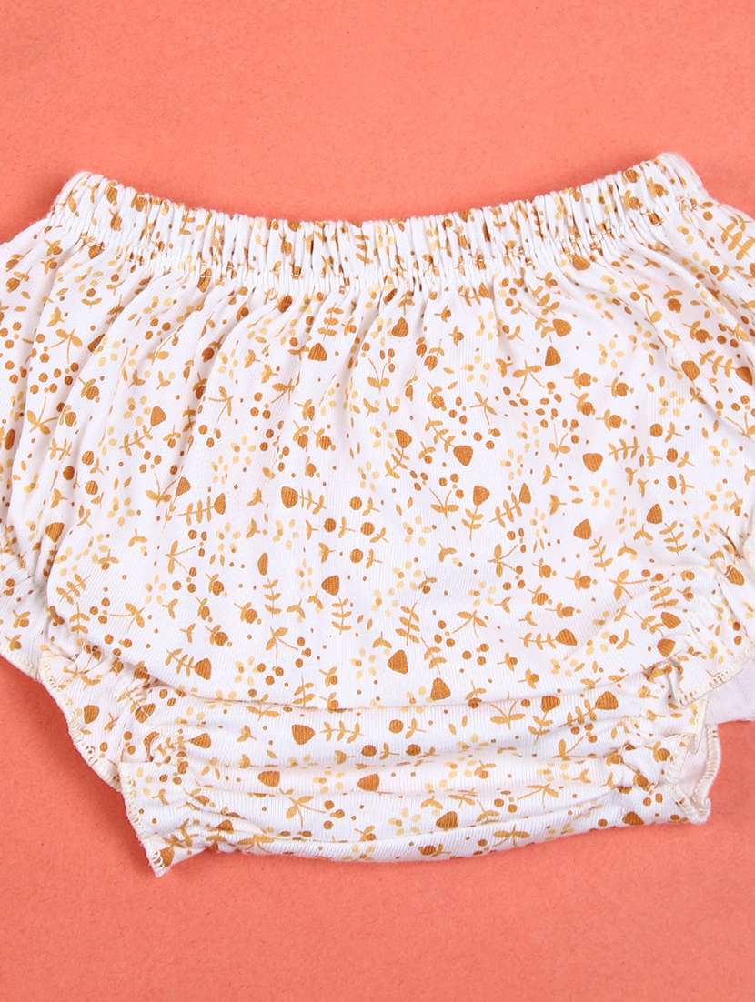 girls printed dungaree set with bloomer - 21489237 -  Standard Image - 4