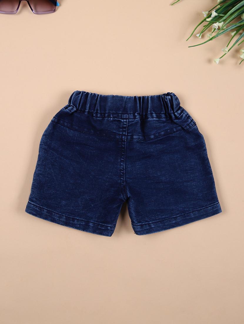 boys solid mid rise shorts - 21490246 - Standard Image - 1