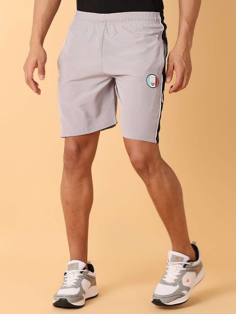 men color block mide rise shorts - 21490276 -  Standard Image - 1