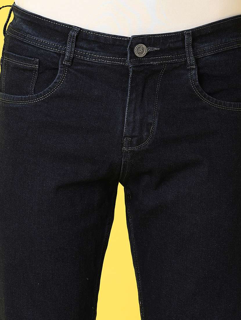 men solid mid rise jeans - 21490500 -  Standard Image - 6