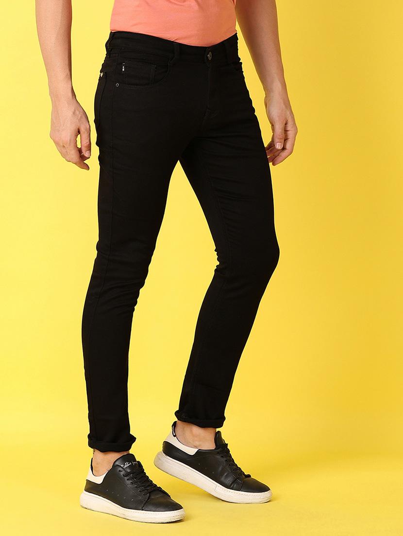 men mid rise plain jeans - 21490868 - Standard Image - 1
