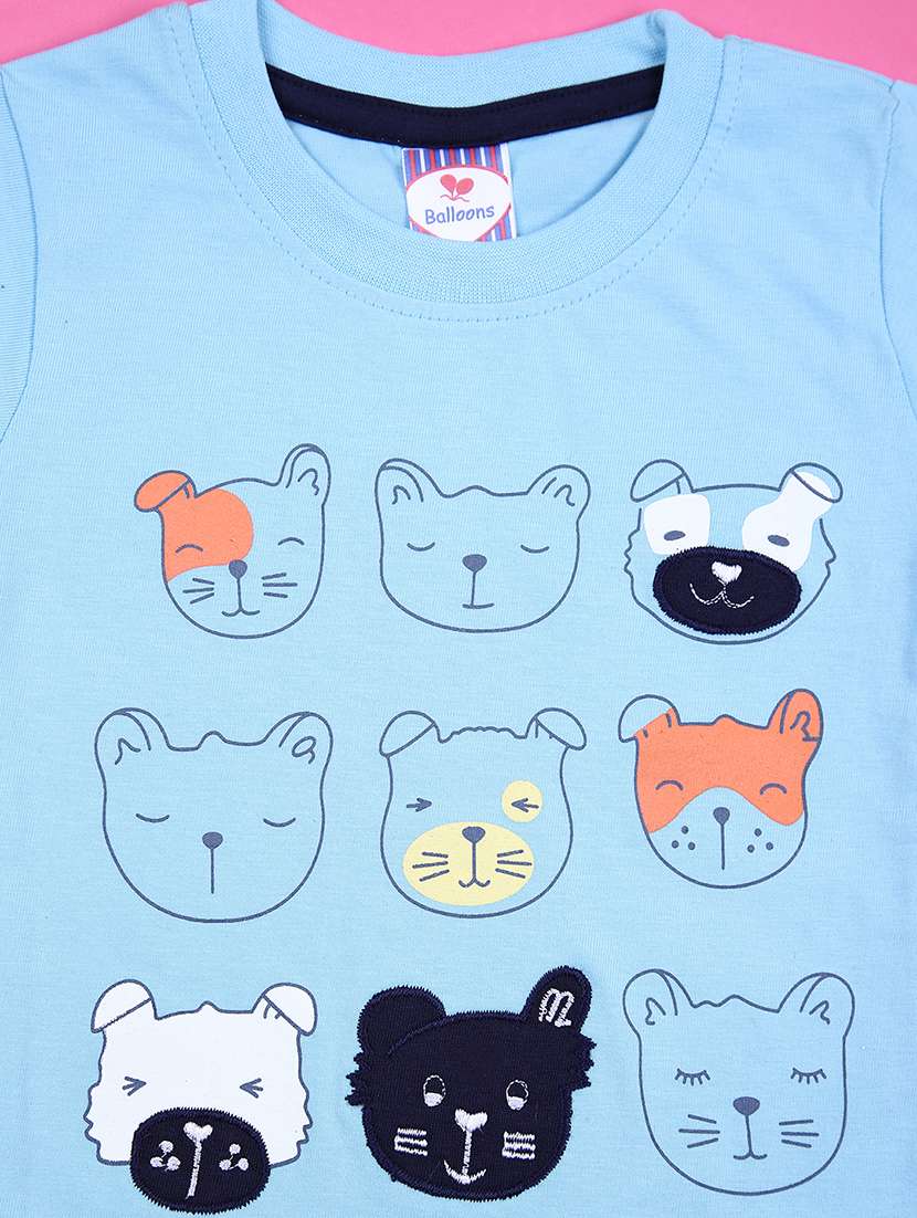 boy printed t-shirt and short set  - 21490977 -  Standard Image - 6