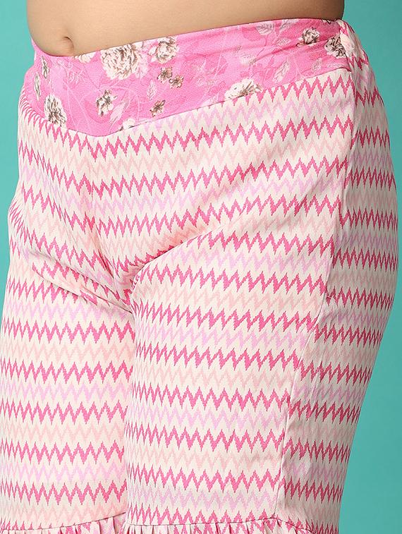 girls floral printed long sleeves twin set - 21491112 - Standard Image - 4