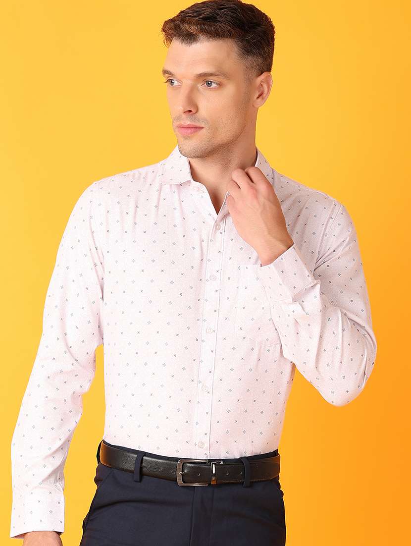 men rosewater cotton formal shirt - 21491122 -  Standard Image - 1