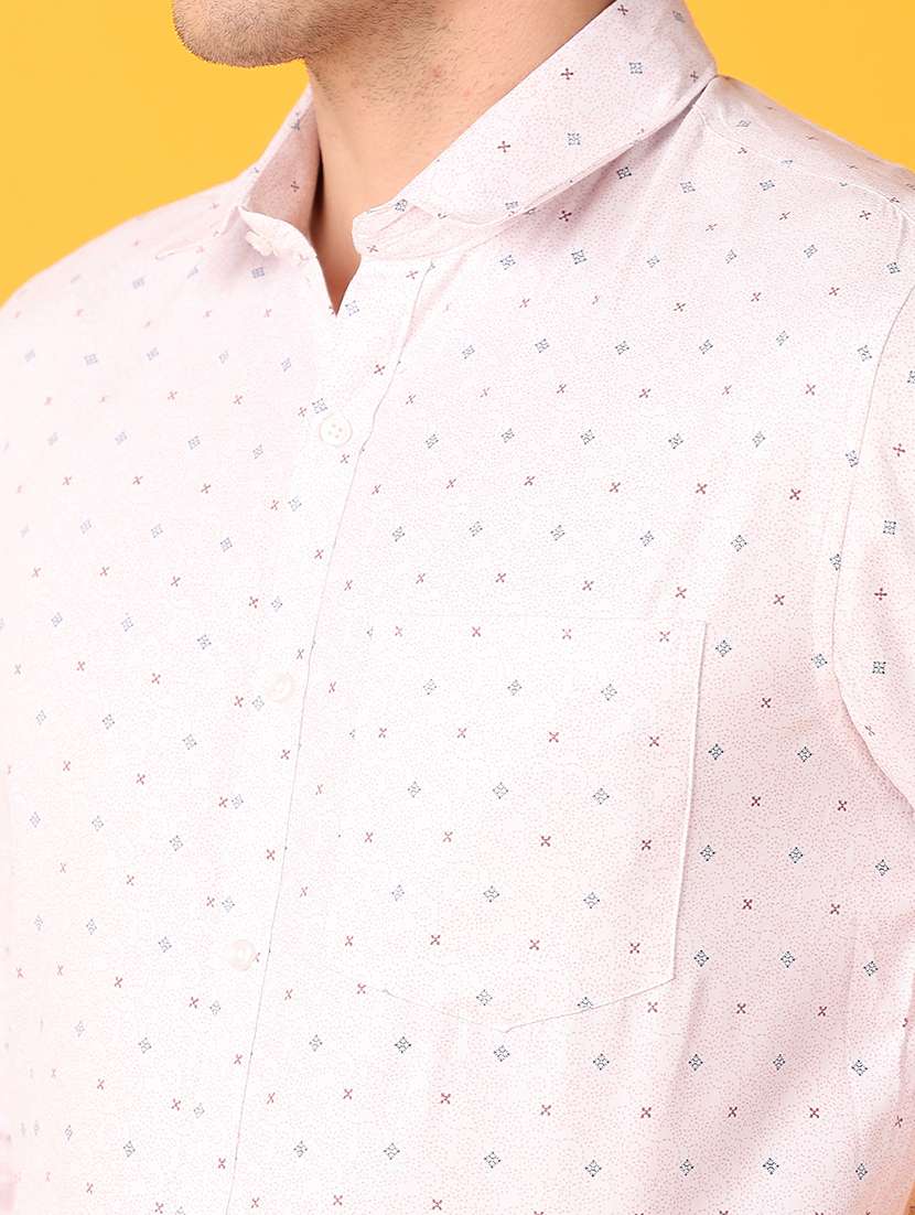 men rosewater cotton formal shirt - 21491122 -  Standard Image - 4