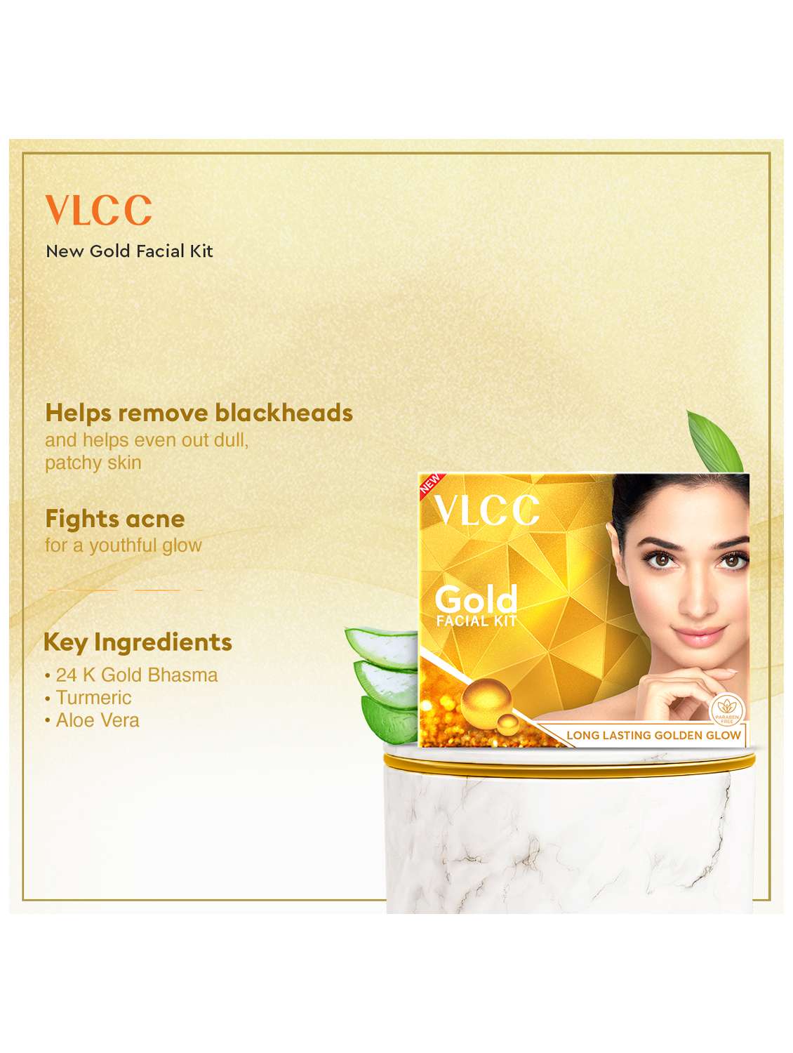 gold facial kit & acne defense serum facewash salicylic acid serum & neem facewash - 21491180 -  Standard Image - 4