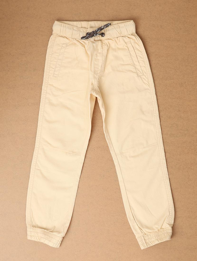 boys regular fit solid jogger