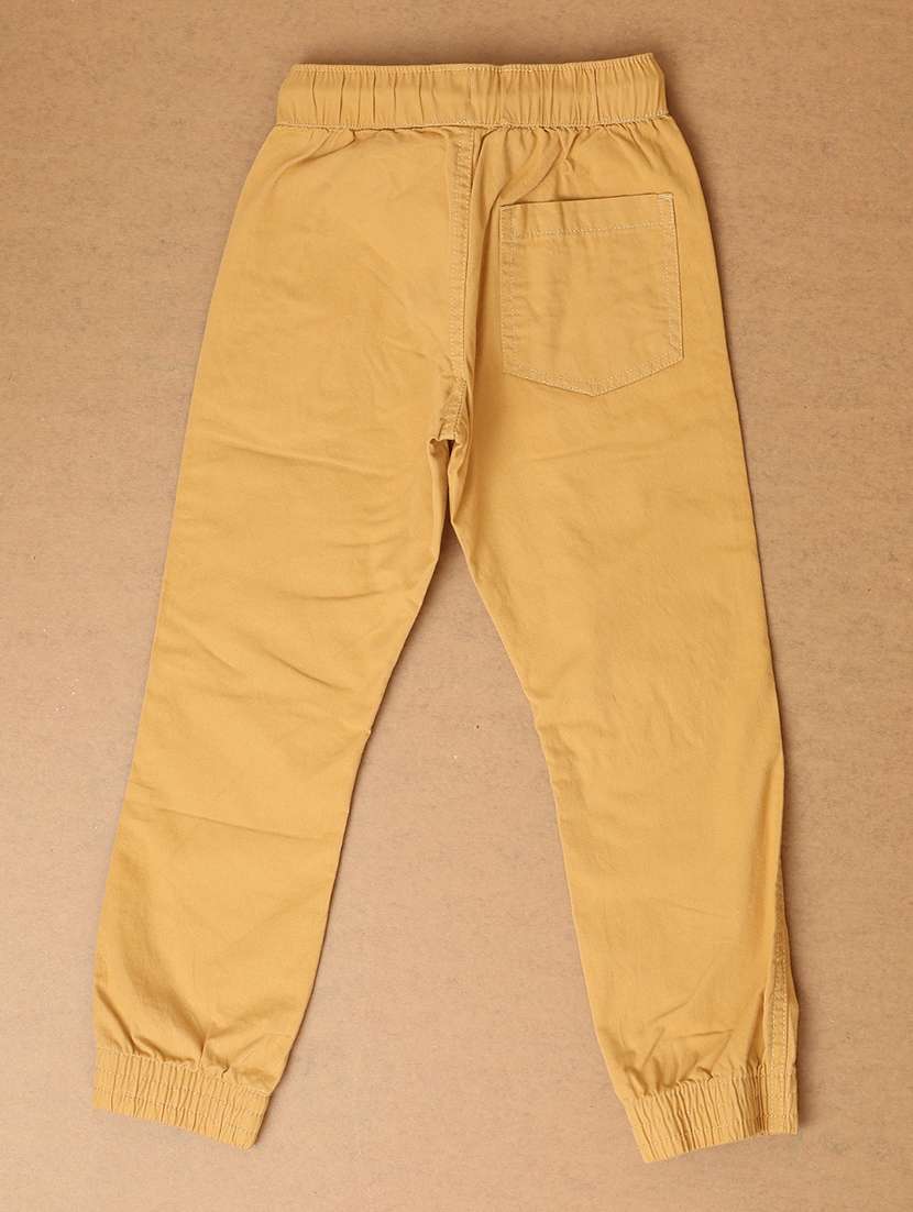 boys regular fit solid jogger - 21491203 - Standard Image - 1