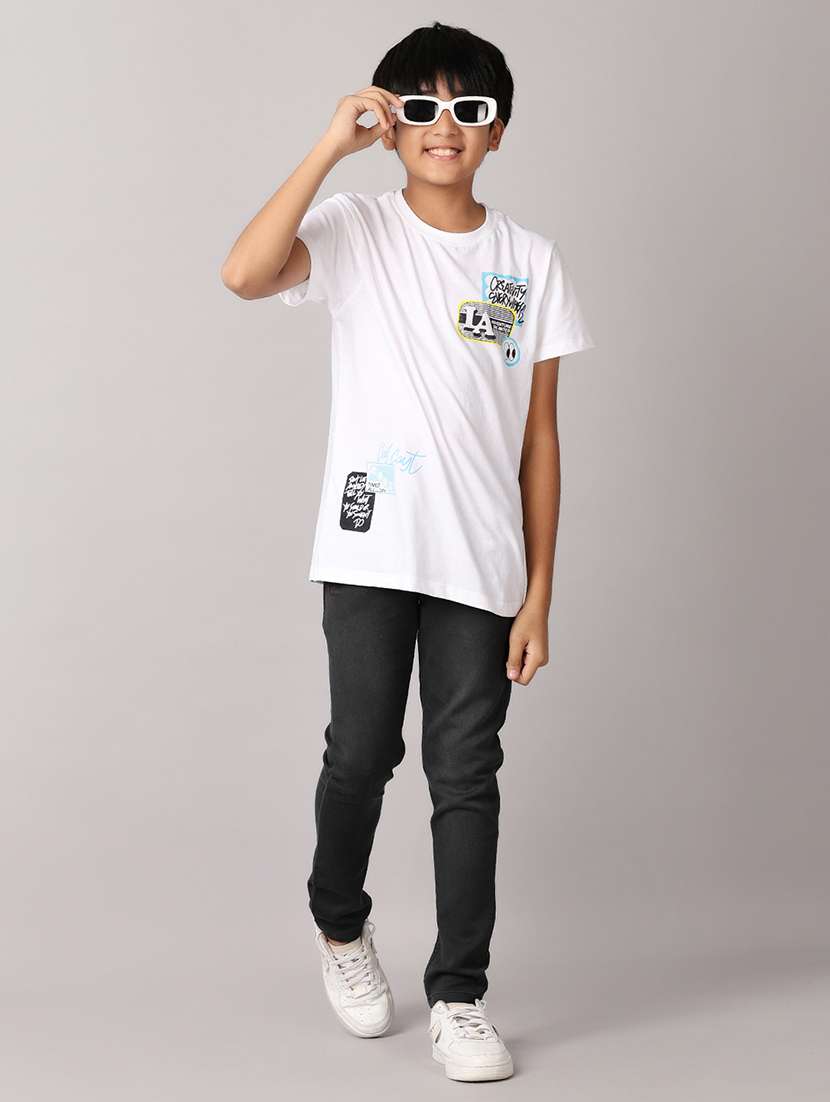 boys black plain jean - 21491476 -  Standard Image - 4