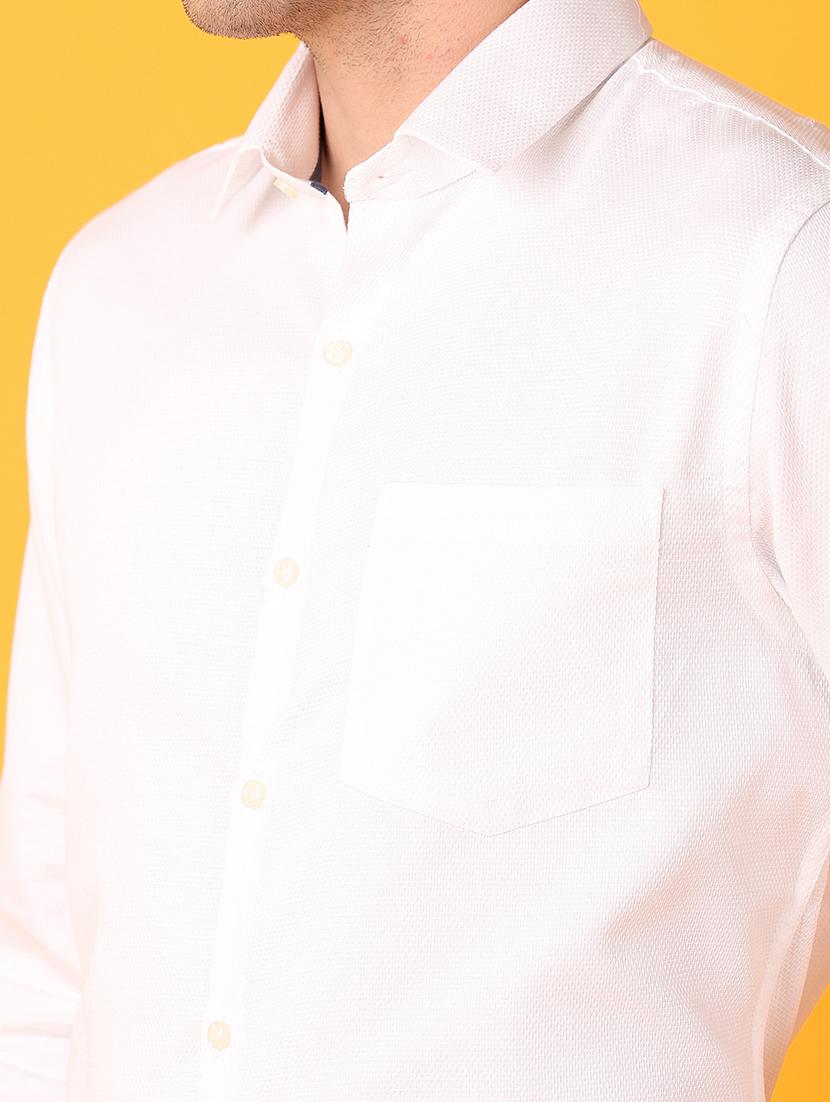 men self design long sleeves collared formal shirt - 21491477 - Standard Image - 4
