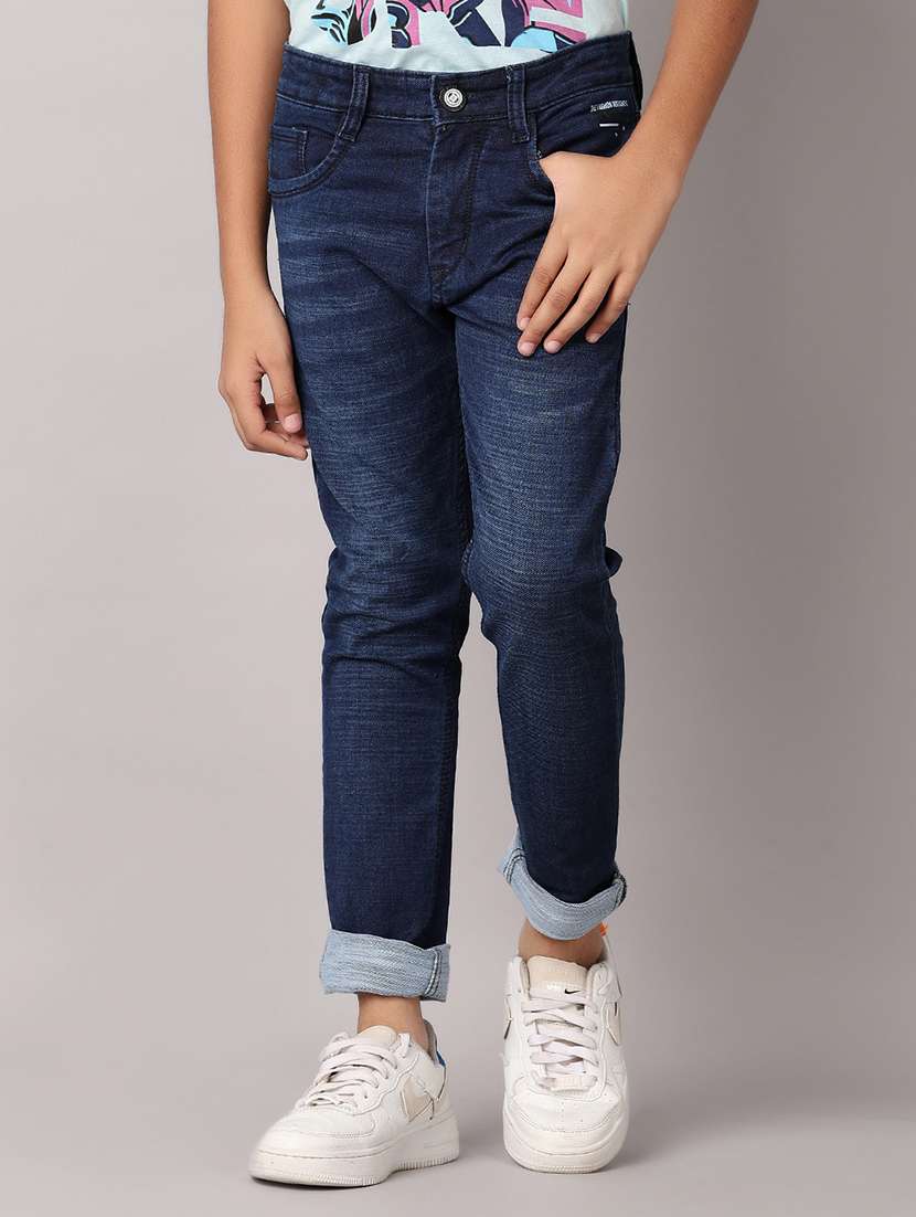boys blue plain jean