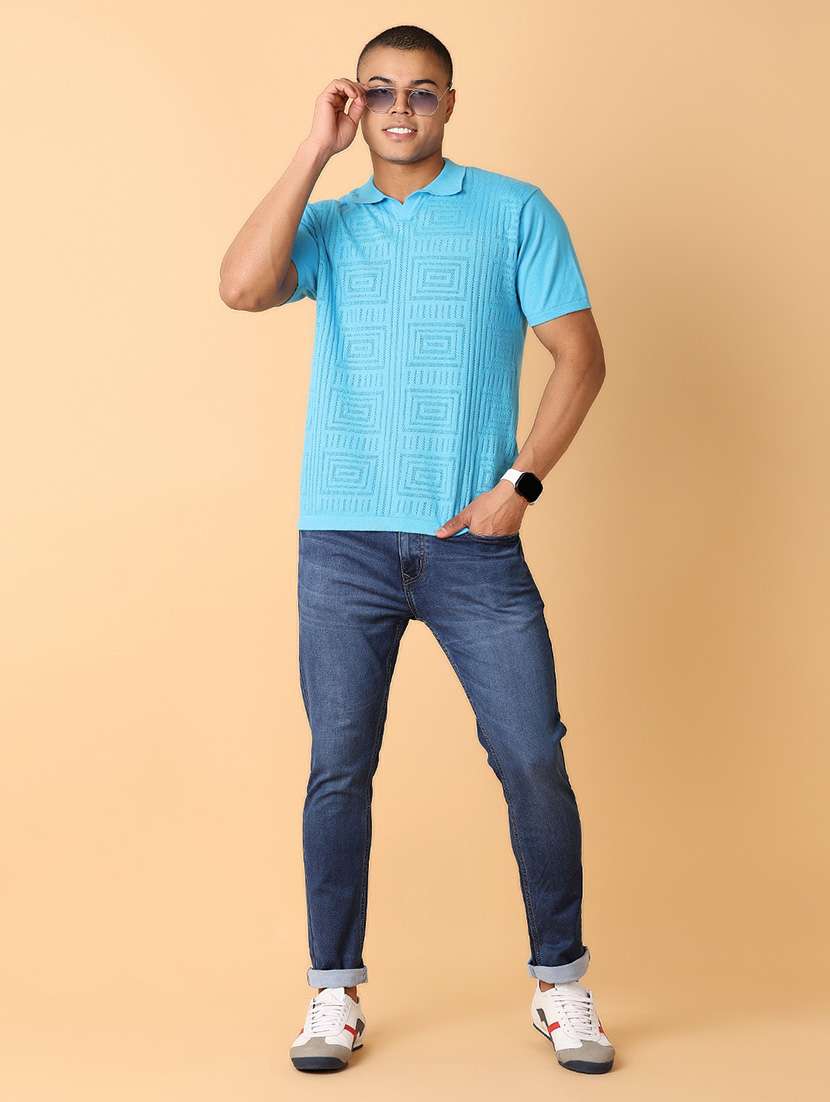 men mid rise plain jeans - 21491608 -  Standard Image - 4