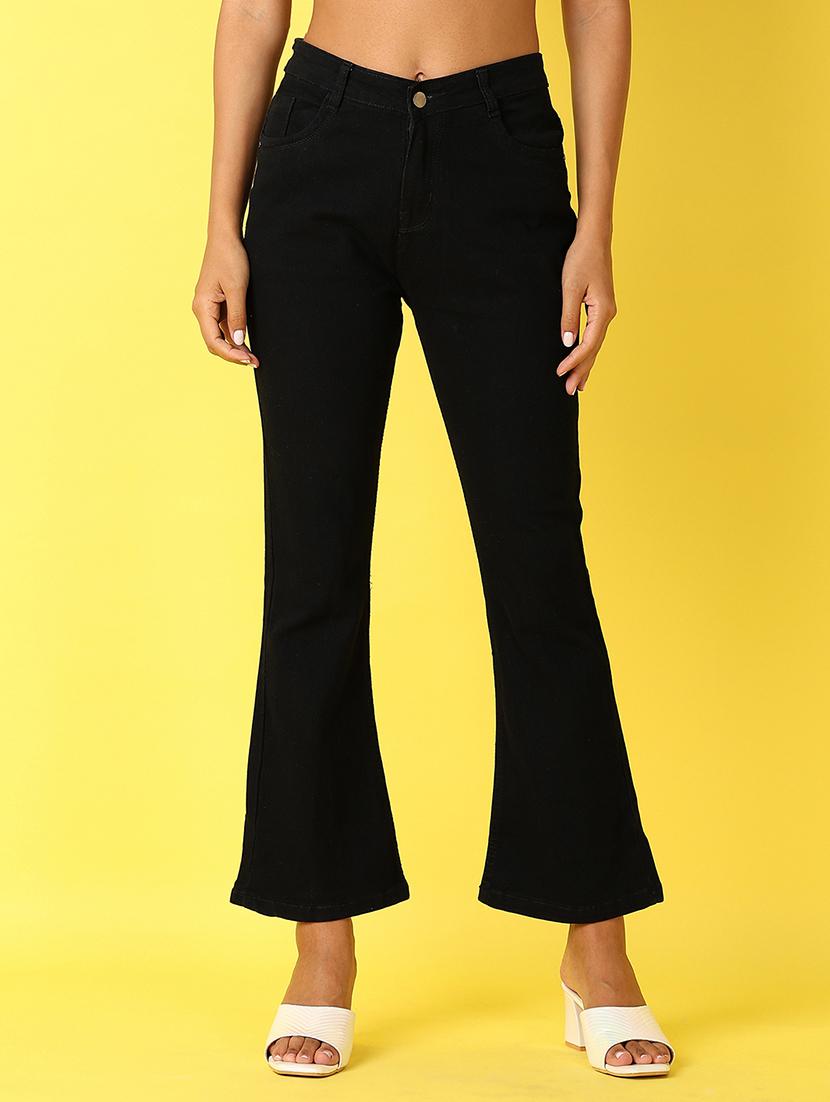 women black solid bootcut jean - 21491792 - Zoom Image - 0