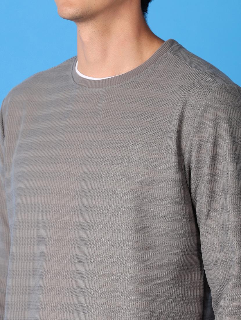 men round neck stripes t-shirt - 21491805 - Standard Image - 4