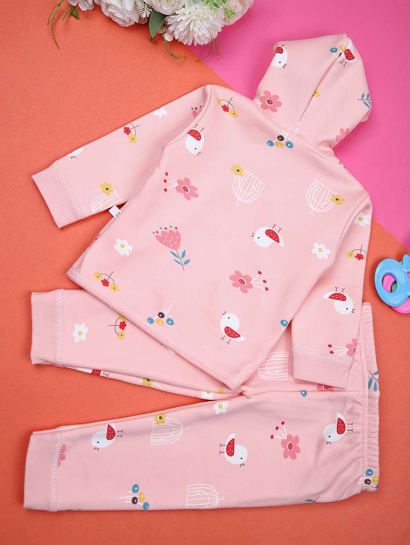 Kids Printed Full Length Winter Twin Set - 21491869 -  Standard Image - 1