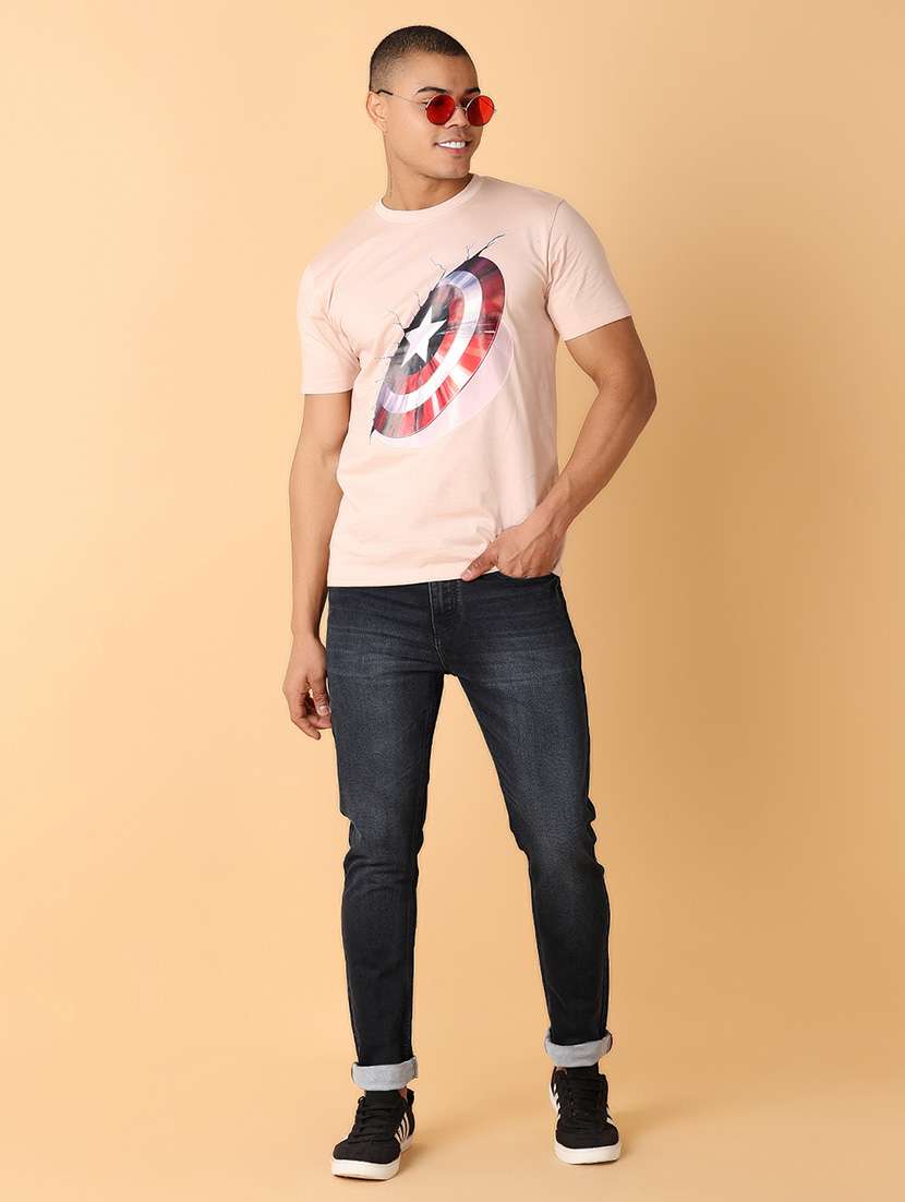 men mid rise plain jeans - 21491892 - Standard Image - 4
