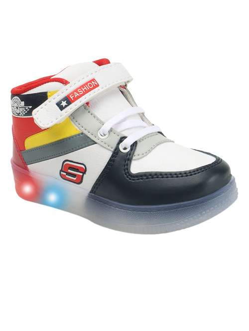 kids white synthetic sneakers - 21491994 - Standard Image - 0